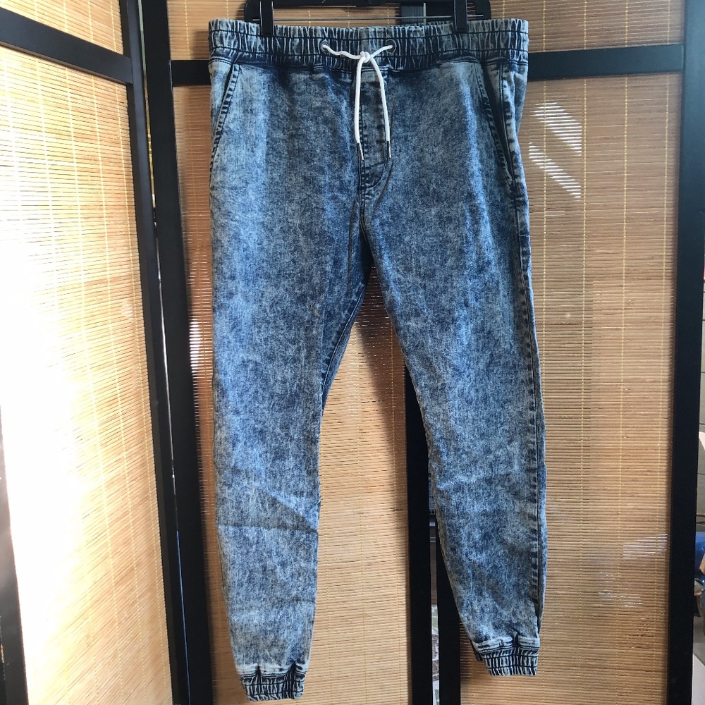 River Island Denim Jogger 36/32